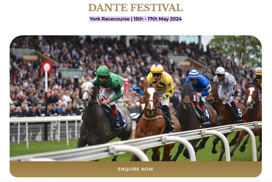 Dante Festival horseracing