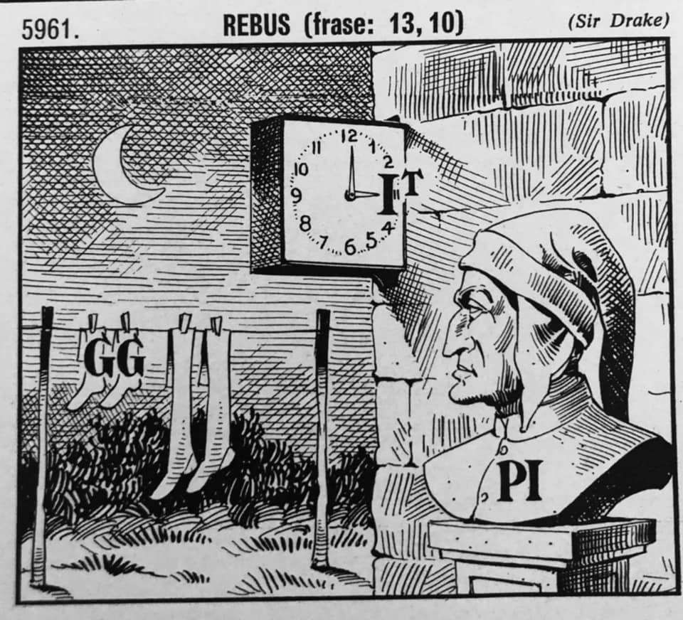 Dante Rebuses, a Verbis, and a Crossword