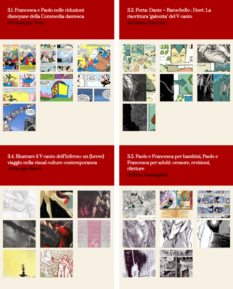 «Noi leggiavamo. . .»: Visual re-mediations of Canto 5 in the journal Arabeschi