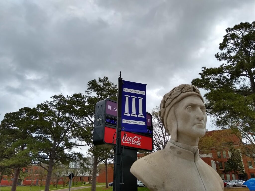 Bust of Dante, Northwestern State University of Louisiana (Natchitoches, LA)