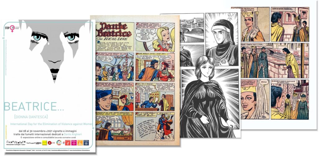 Comics on display in honor of International Day for the Elimination of Violence Against Women (2021)