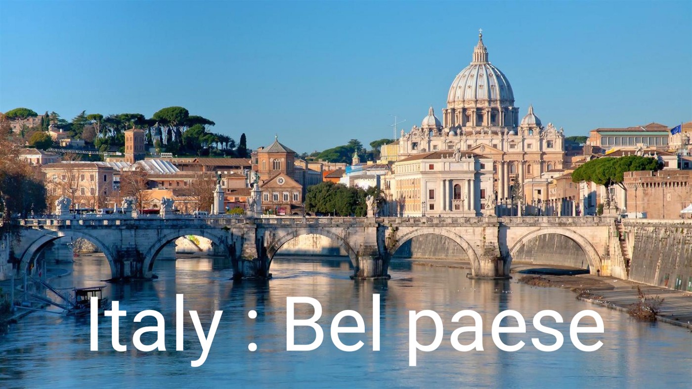 “Italy: Bel Paese,” Hiking & Trekking Club