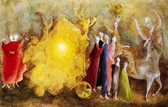 Leonora Carrington, Amor che move il Sole et l’altre stelle (1946)