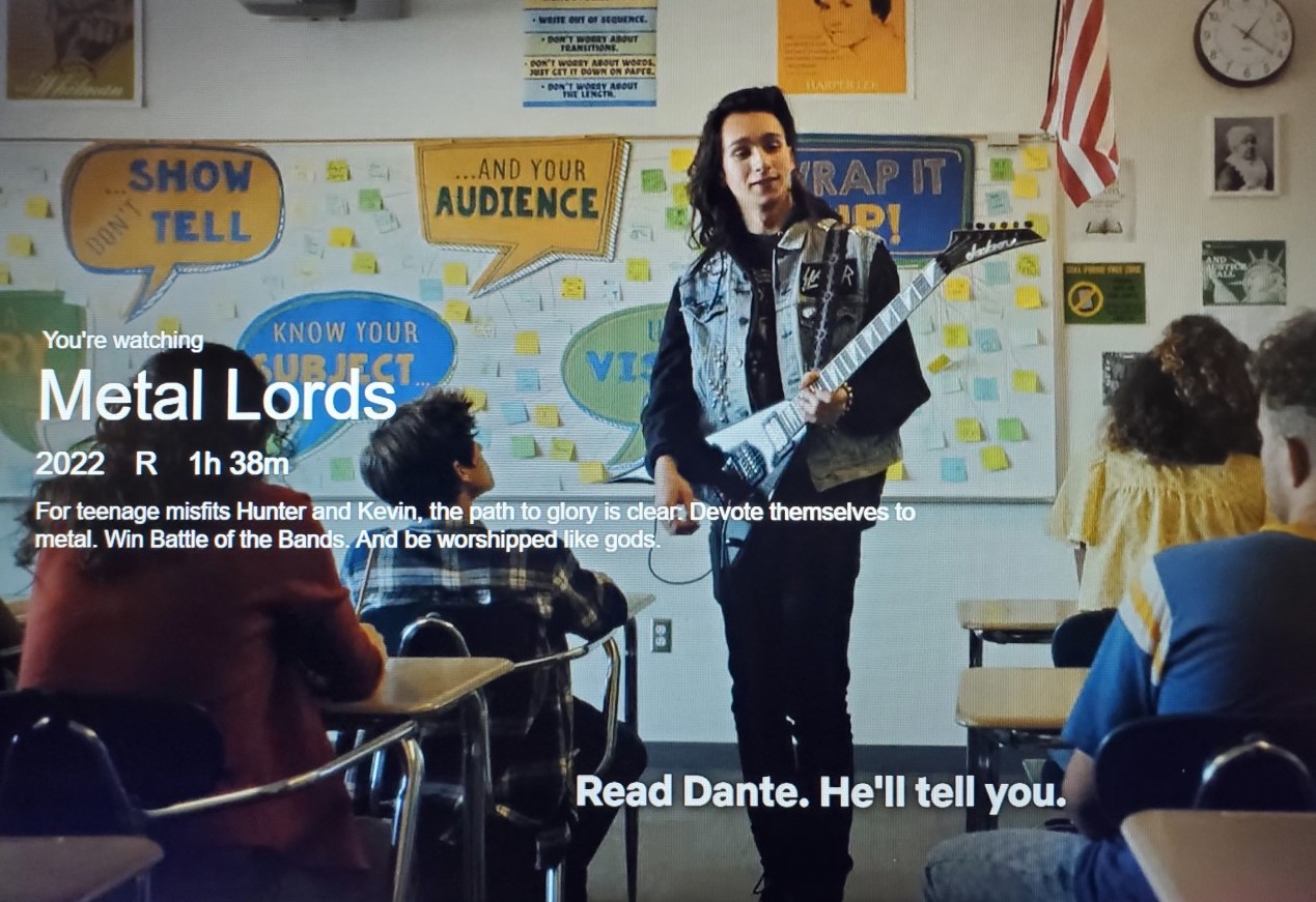Ulysses in Netflix’s Metal Lords (2022)