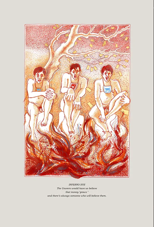 Liam Ó Broin’s Commedia Lithographs (2021)