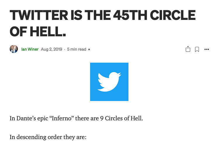 Twitter is the 45th Circle of Hell