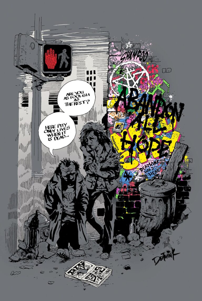 Deathink’s “Abandon All Hope” Poster on Etsy