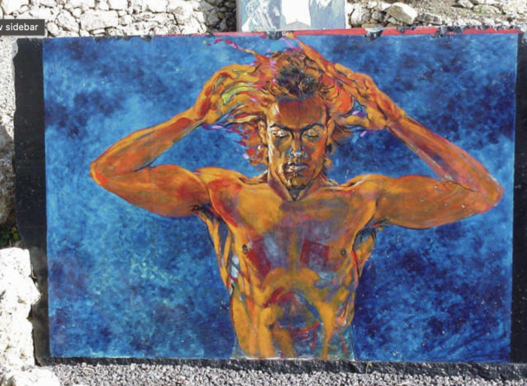 Valley of the Painted Stones Murals in Sicily, Silvio Benedetto (1992)