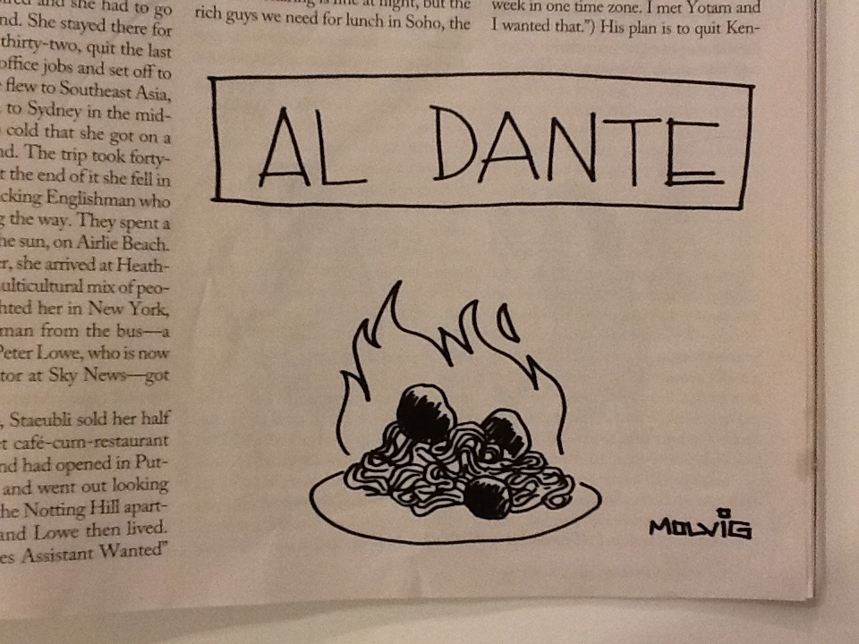 Ariel Molvig, “Al Dante” (2012)