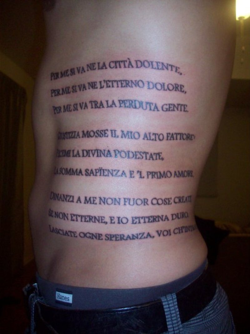 Gates of Hell Tattoo Photo (Creator/Year Unknown)