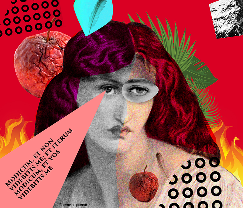 Florencia Gutman, #Dante2018 Artwork of Purgatorio 33 (2018)