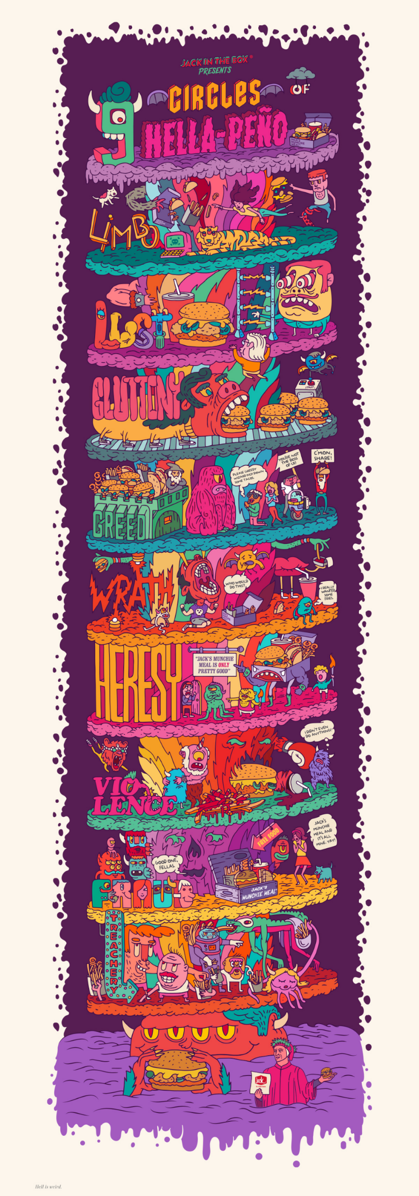 Jack in the Box, “Nine Circles of Hella-Peño” (2015)