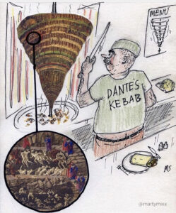 Martin Skauen, “Dante’s Kebab” (2020)