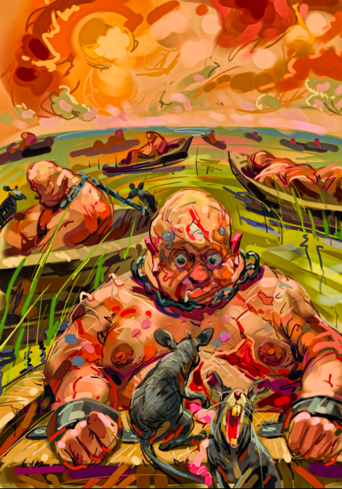 Kozachok, “Kozachok’s Inferno: Third Circle of Hell” NFT (2019)