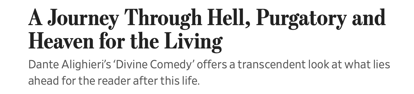 Patrick J. Walsh, “A Journey Through Hell, Purgatory and Heaven for the Living” (2022)