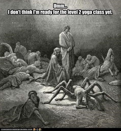 ICanHazCheeseburger.com, “level 2 yoga class”