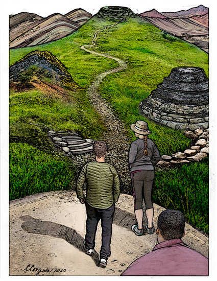 Dennis Sullivan, “You Have Seven Mountains to Climb to Find Your True Self” (2020)
