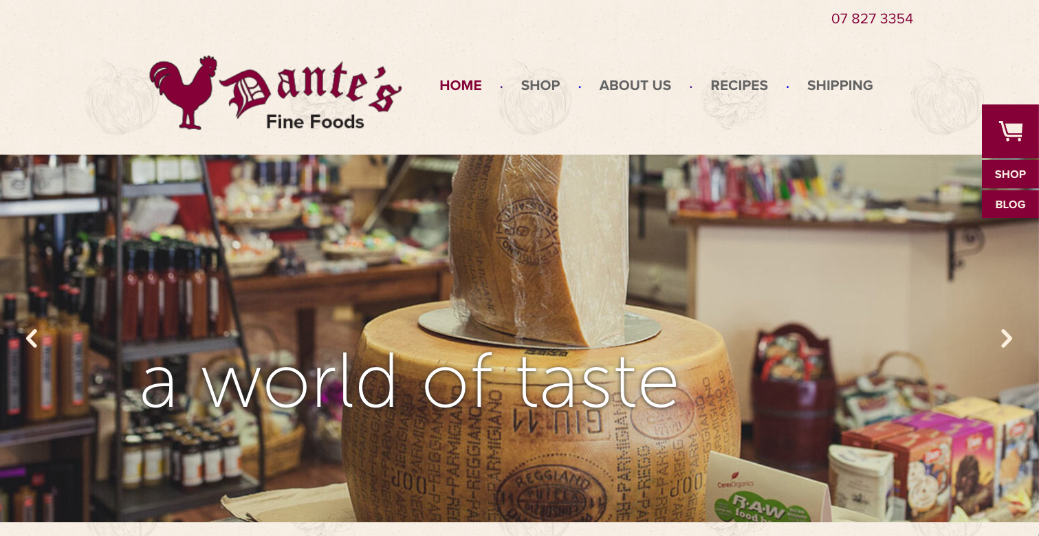 Dante’s Fine Foods (Cambridge, New Zealand)