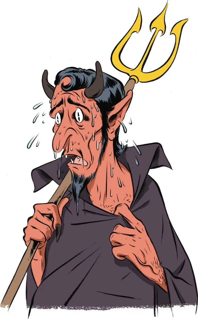 Ian Frazier, “The Temperature of Hell, a Colloquium” (2009)