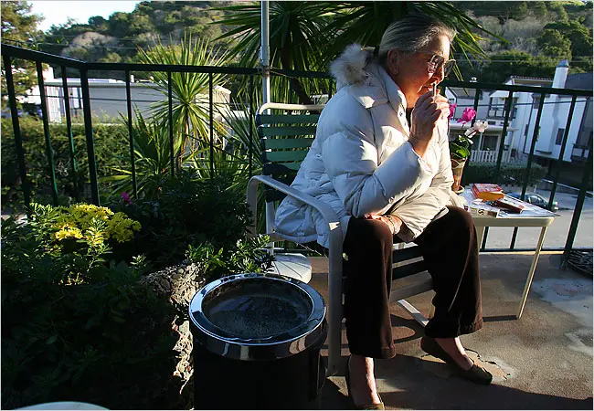 Jesse McKinley, “Smoking Ban Hits Home. Truly.” (2009)