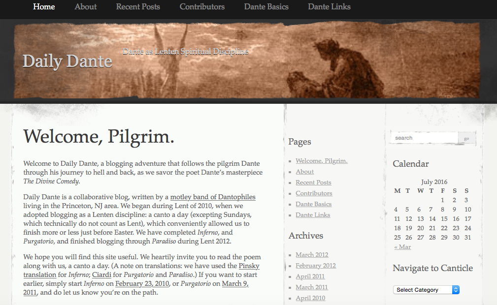 Daily Dante Blog (2010)
