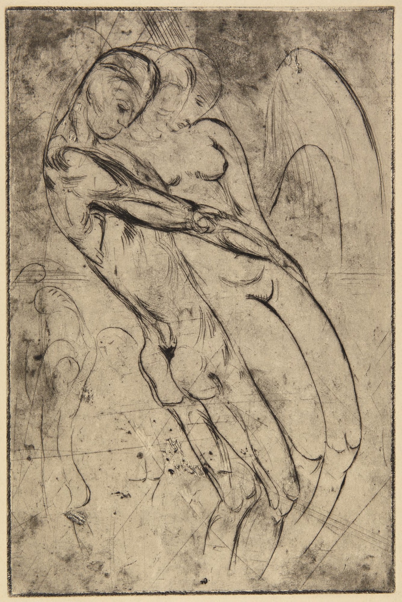 Wilhelm Lehmbruck, “Paolo und Francesca” (1913)