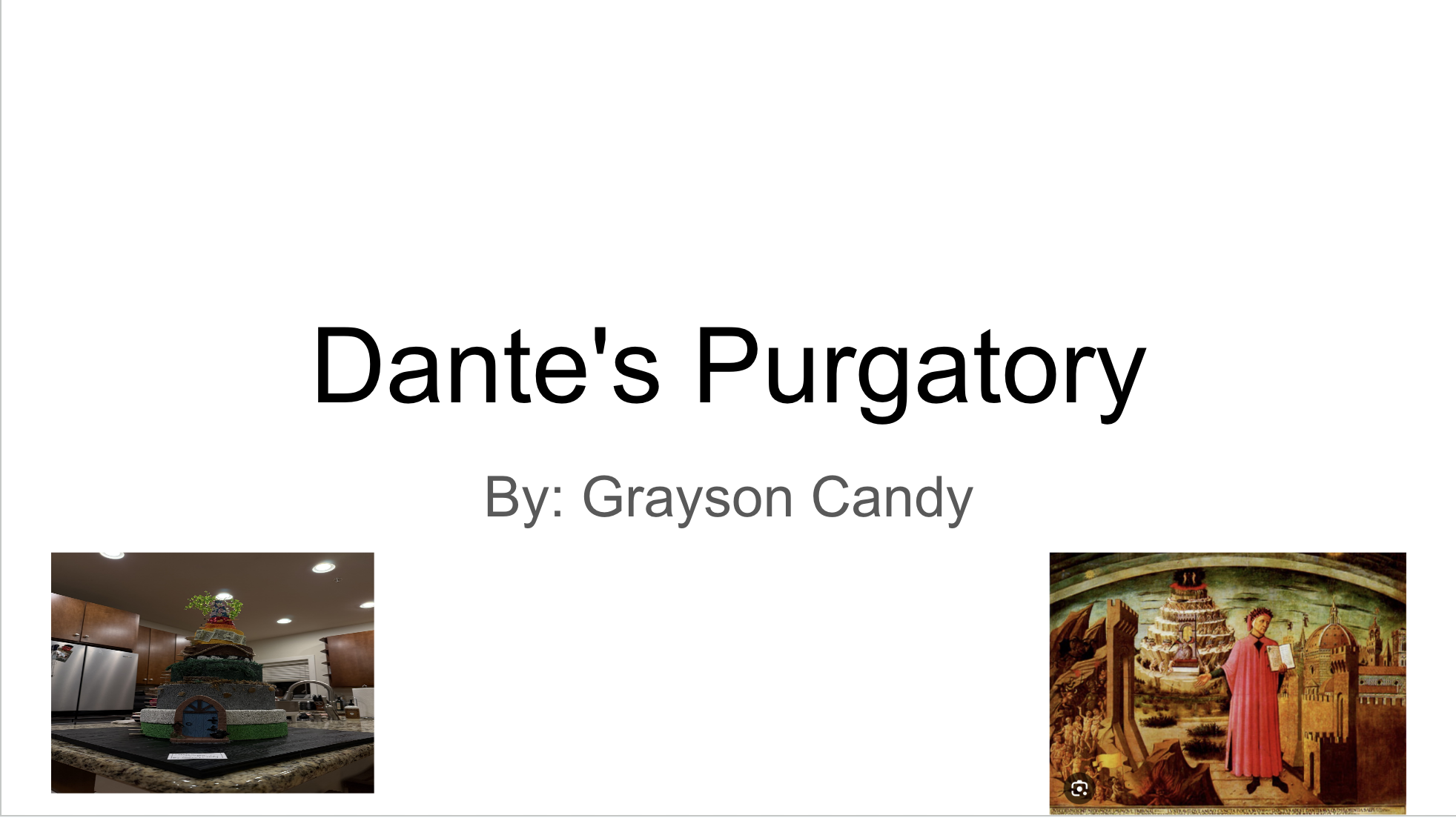 Grayson Candy, “Dante’s Purgatory” 3D Model (2026)