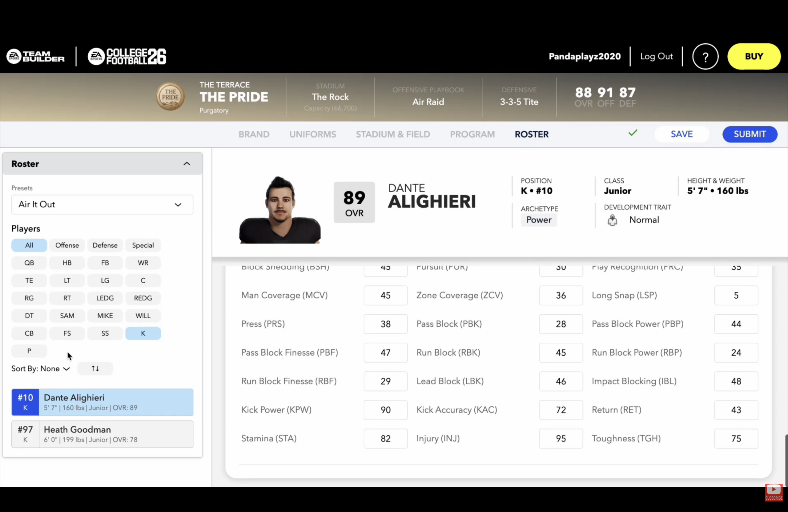 Dyson Pounds et al., “Dante’s Purgatory x College Football” (2026)
