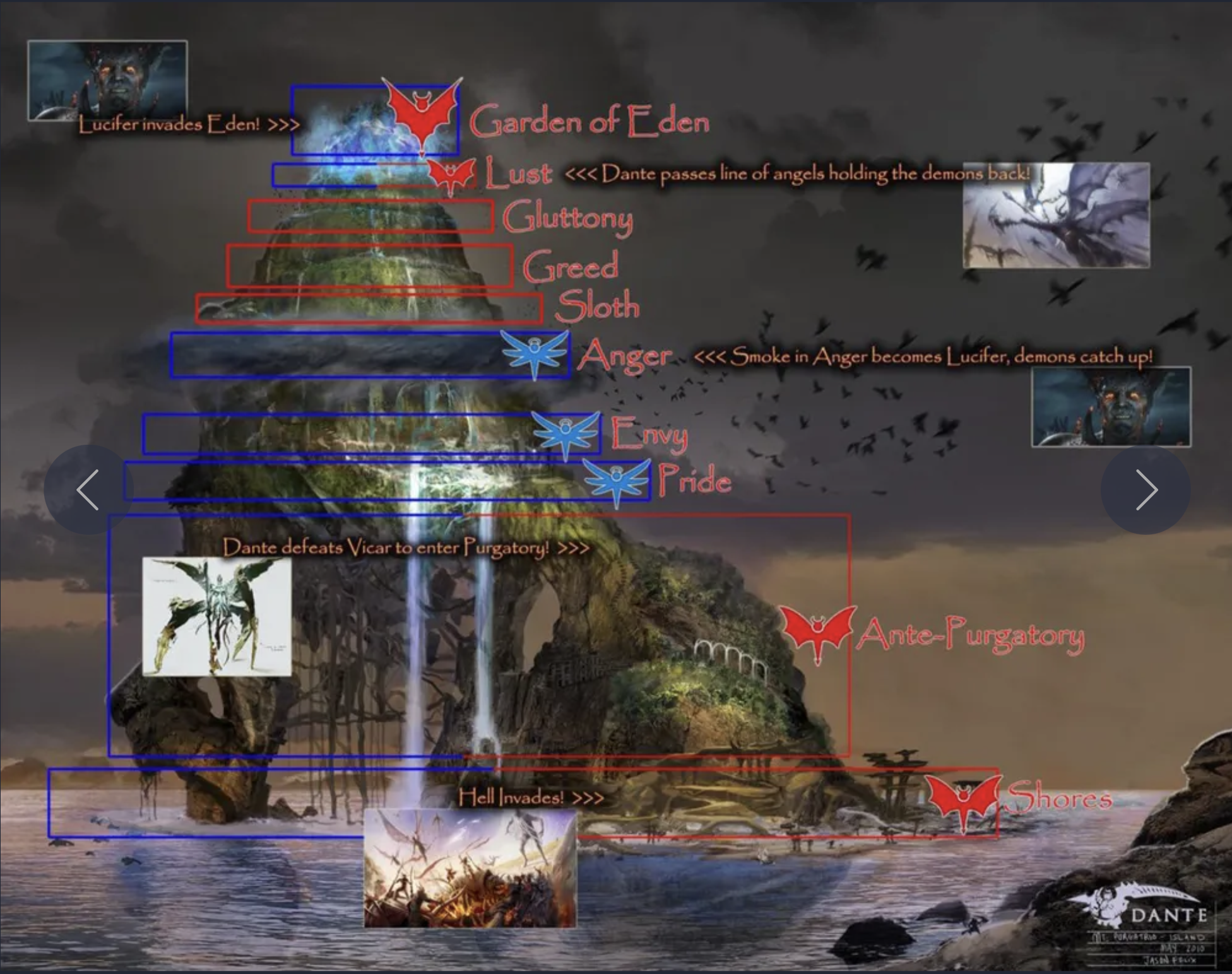 EA, Dante’s Inferno 2: Purgatorio concept art (2010)